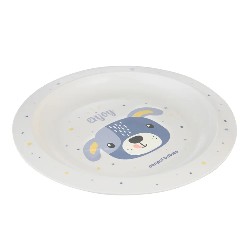 Canpol babies Talerz plastikowy dla dziecka CUTE ANIMALS