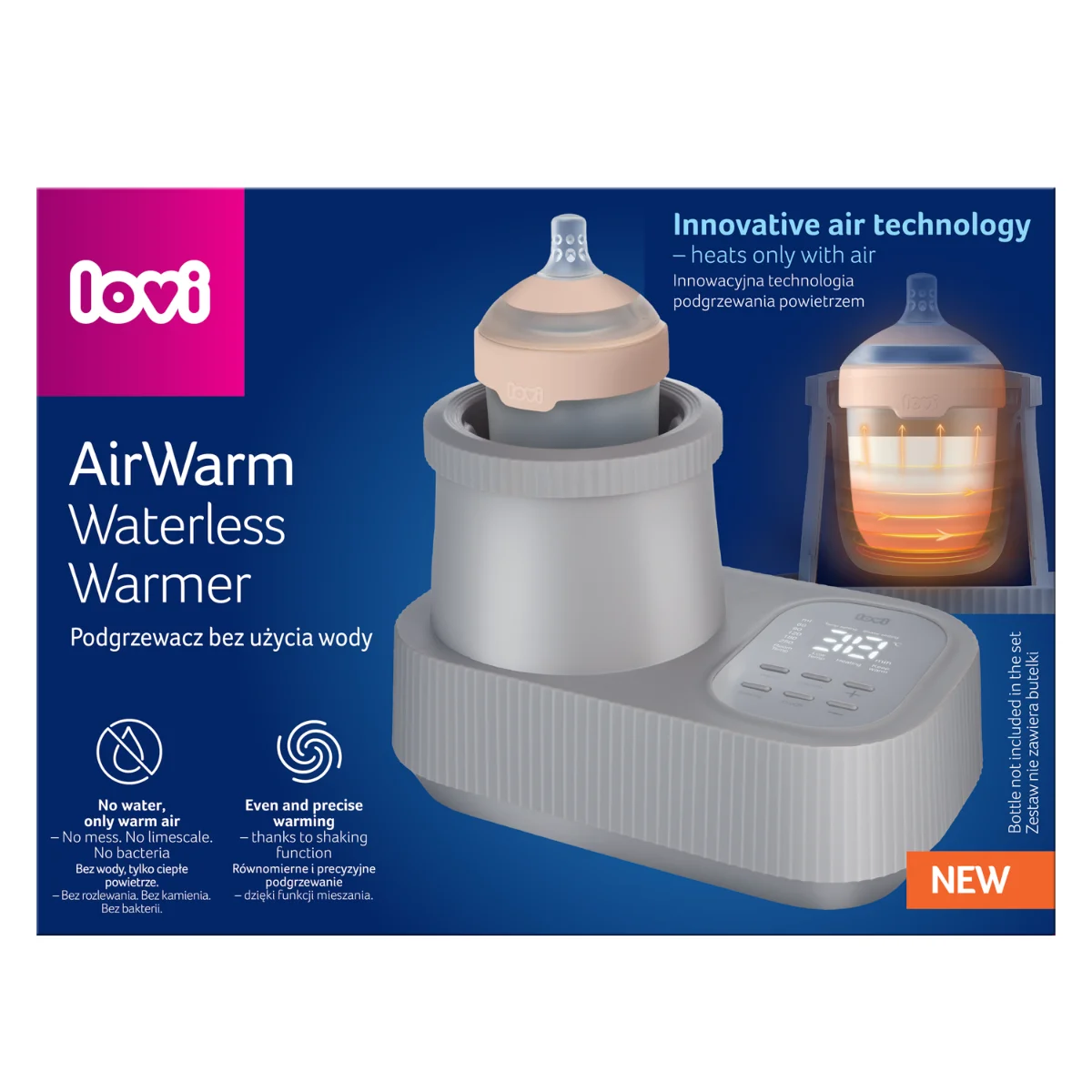 Podgrzewacz bez użycia wody LOVI AirWarm