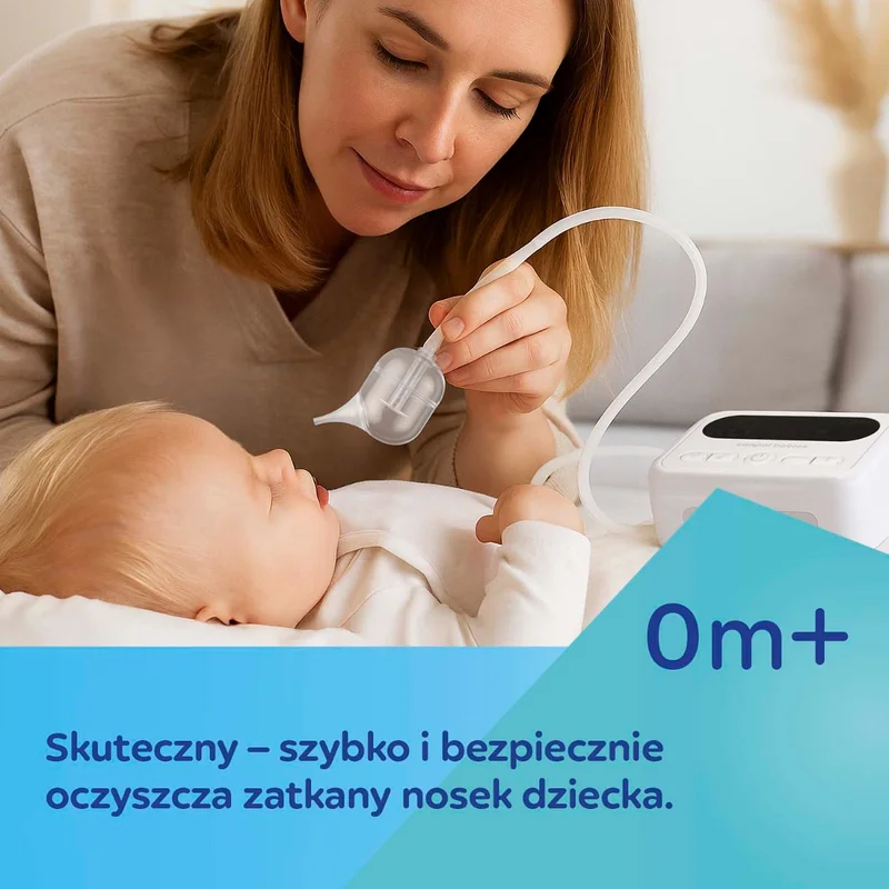 Canpol babies Elektryczny aspirator do nosa dla niemowląt i dzieci Noseo
