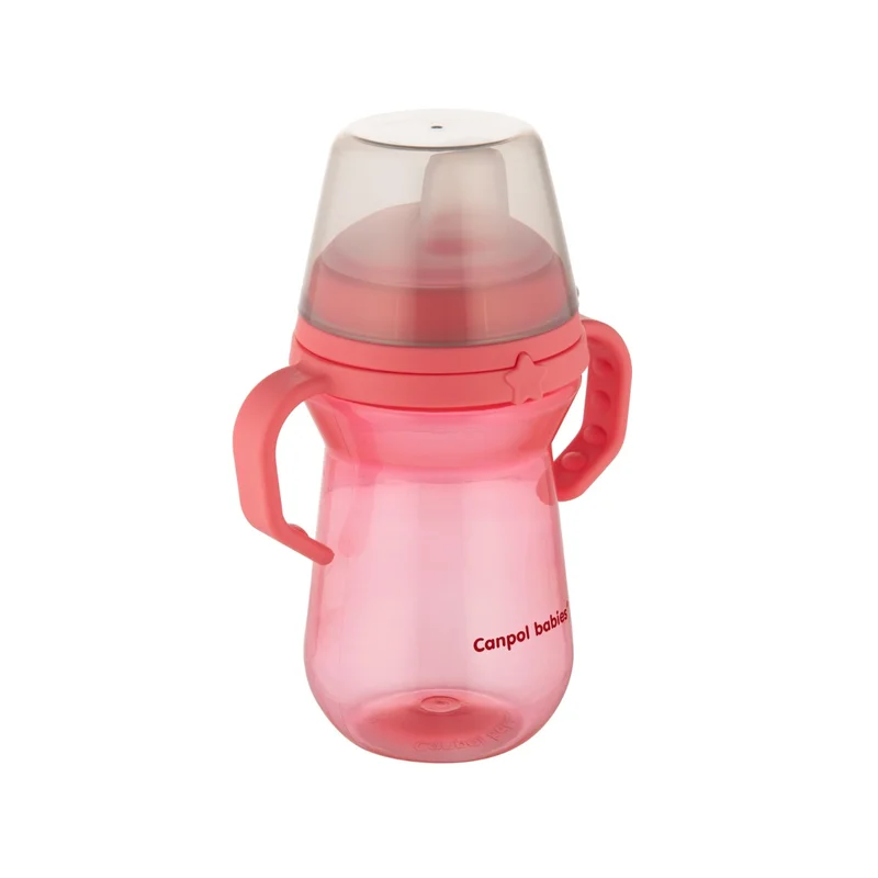 Canpol babies kubek z silikonowym ustnikiem FirstCup 250ml