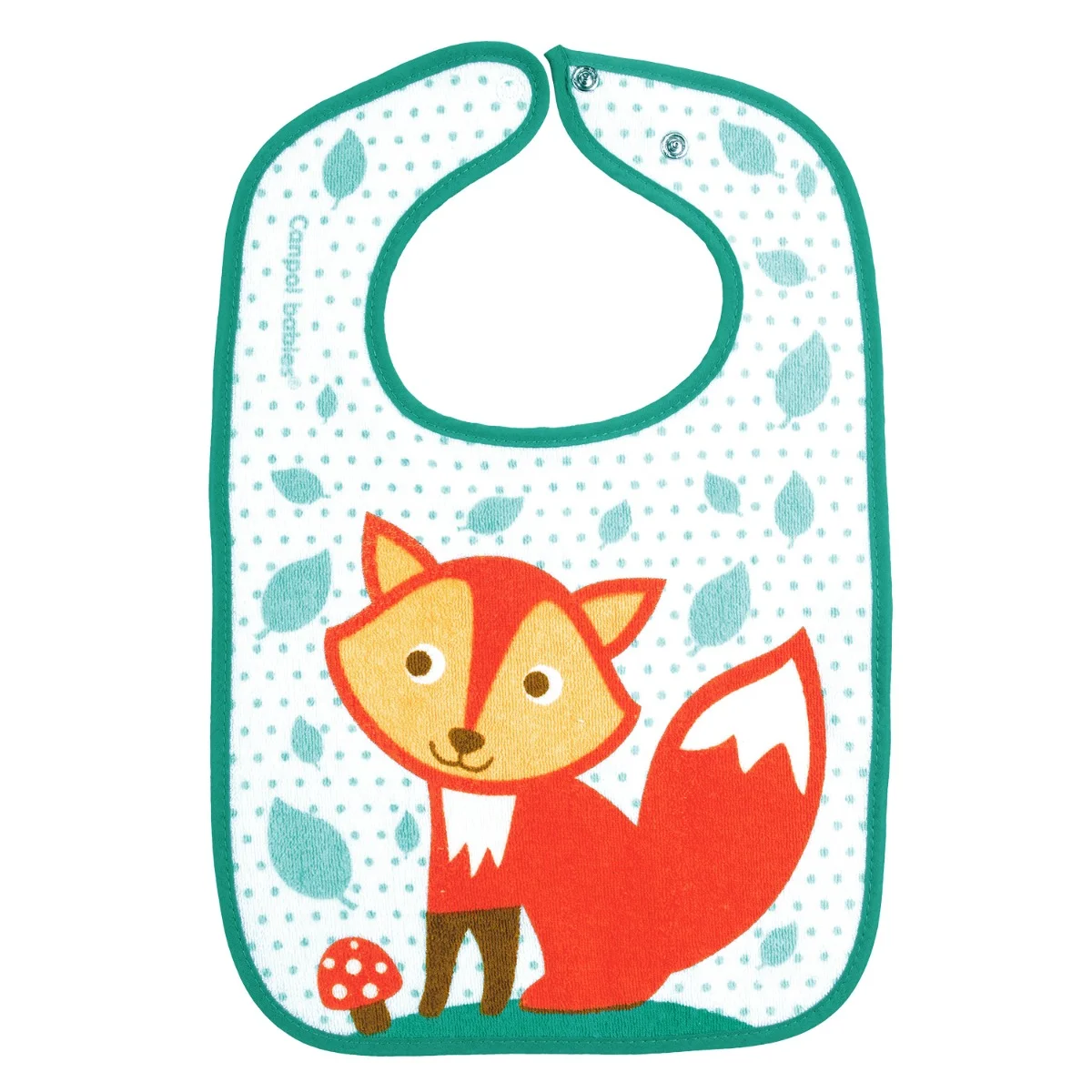 Śliniak Canpol babies frotte z regulowanym zapięciem na napy CUTE ANIMALS