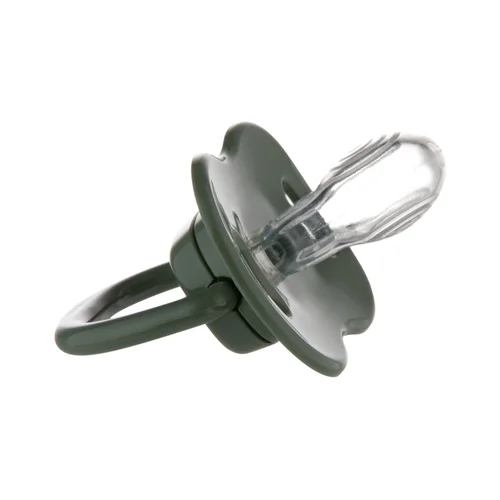 Canpol babies Smoczek usp. silikonowy symetryczny 18m+ MOUNTAINS 2 szt. zielone