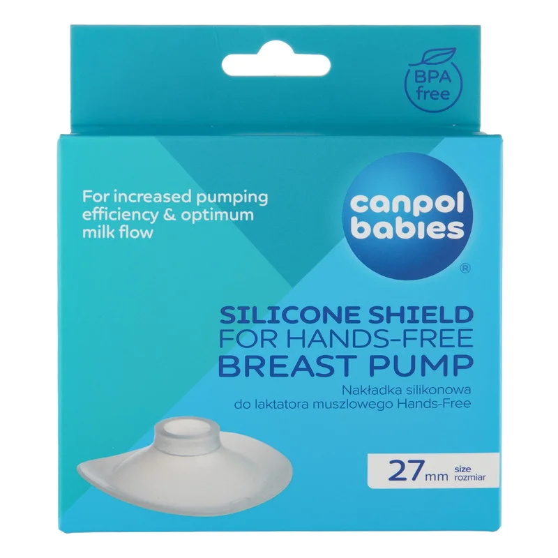 Canpol babies Nakładka silikonowa 27 mm do laktatora muszlowego Hands-Free