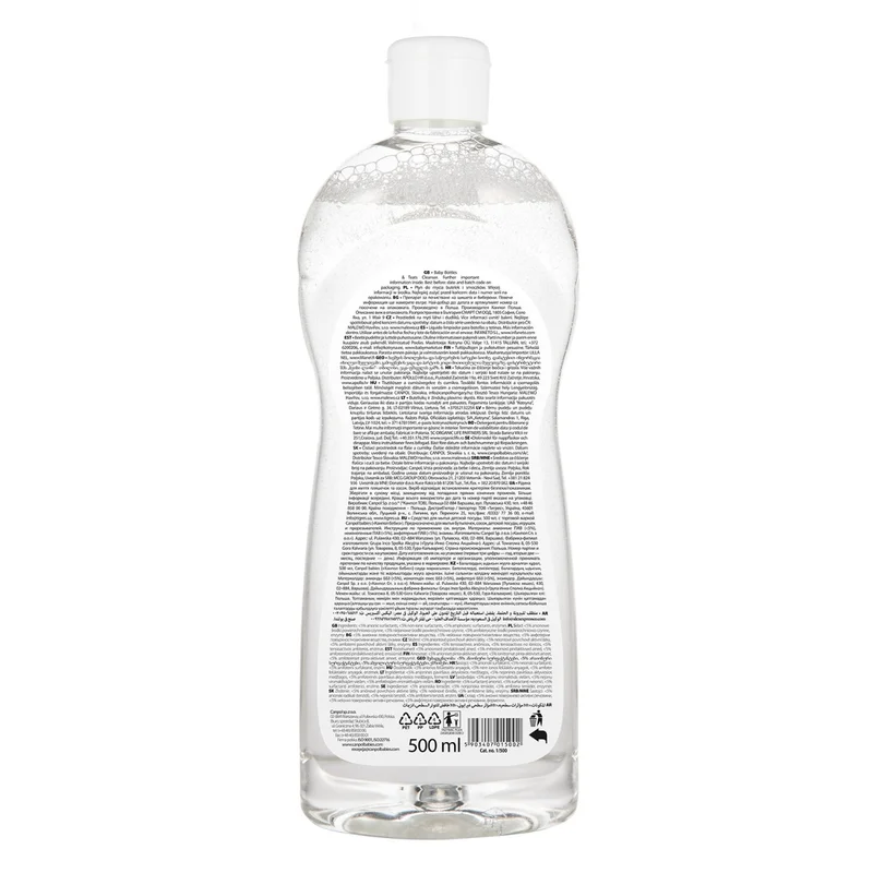 Canpol babies Ekologiczny płyn do mycia smoczków i butelek 500 ml
