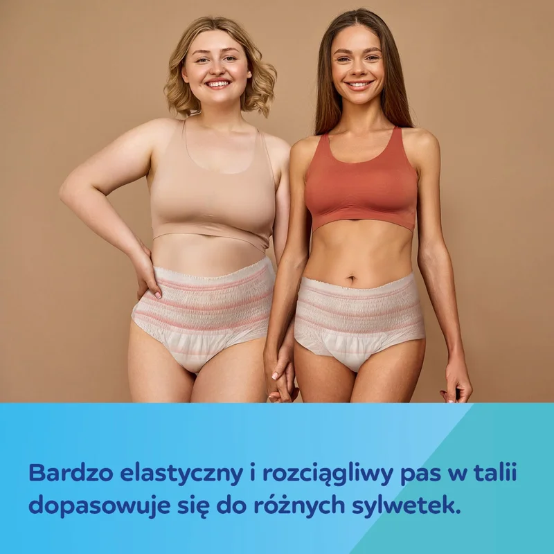 Canpol babies Zestaw 2x oddychające majtki 2w1 z podkładem poporodowym S/M + chusteczki nawilżane 60szt gratis