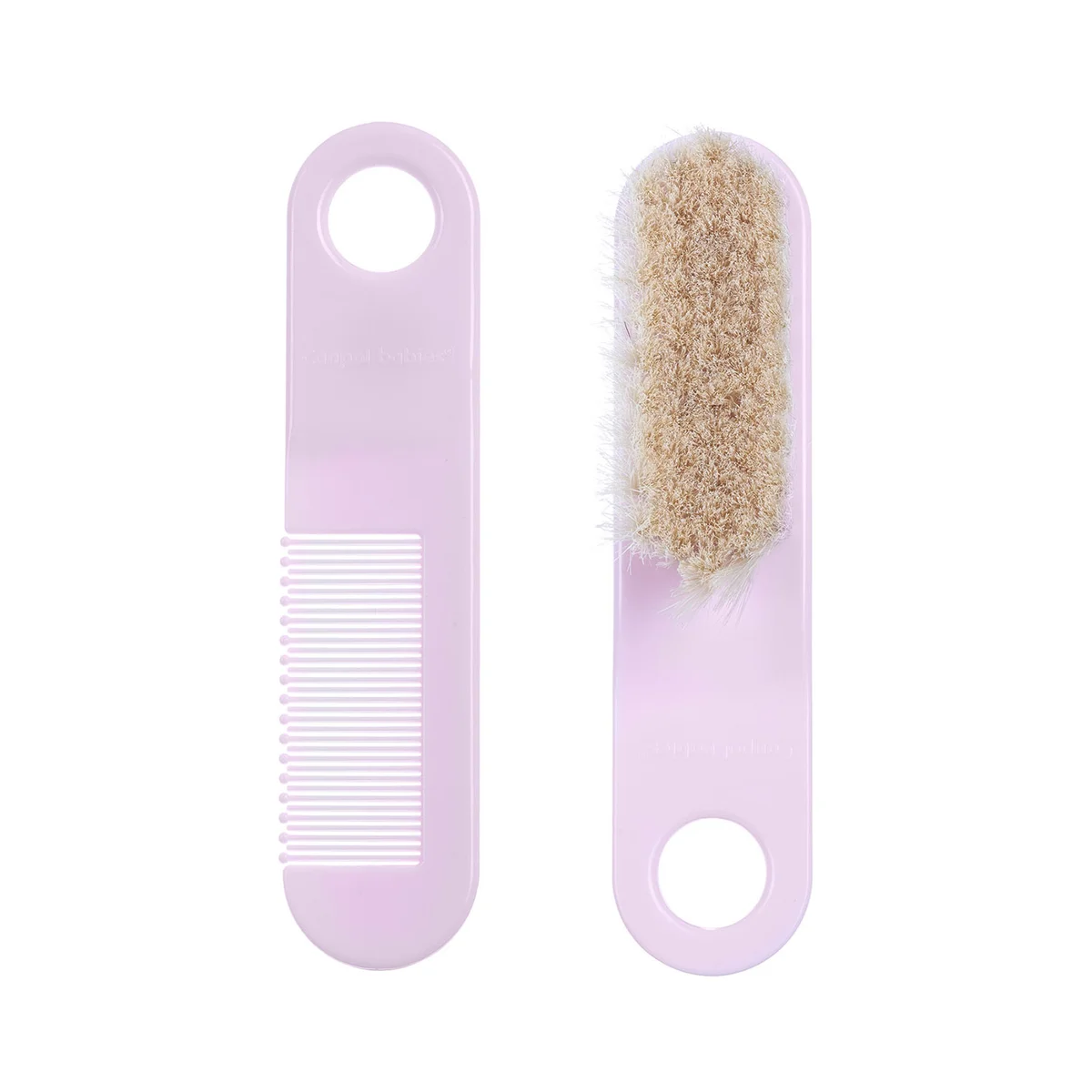 Canpol babies szczotka i grzebień dla niemowląt z miękkim, naturalnym włosiem