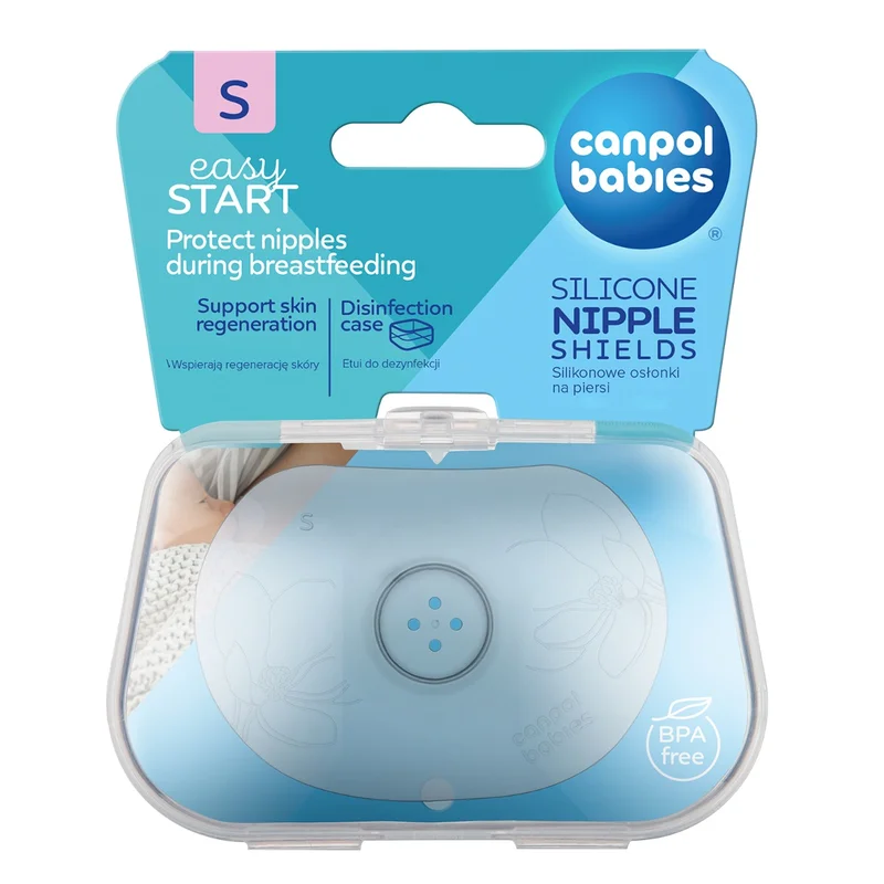 Canpol babies silikonowe osłonki piersi EasyStart S, 2 szt.