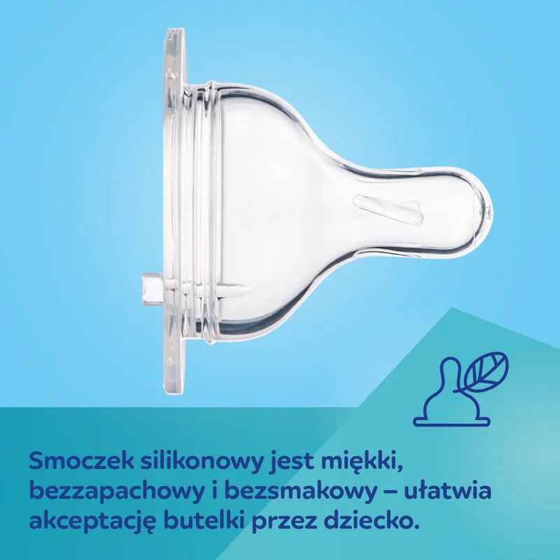 Butelka szeroka antykolkowa Canpol babies 120 ml PP EasyStart BONJOUR PARIS niebieska