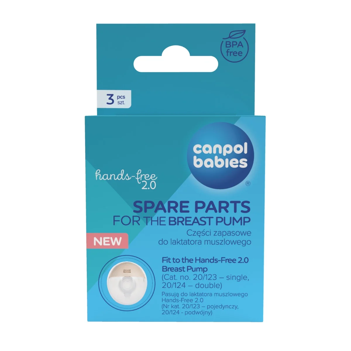 Canpol babies Części zapasowe do laktatora HandsFree 2.0​