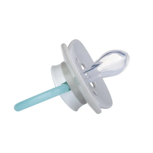 Canpol babies smoczek uspokajający silikonowy 0-6m symetryczny CUPCAKE szary