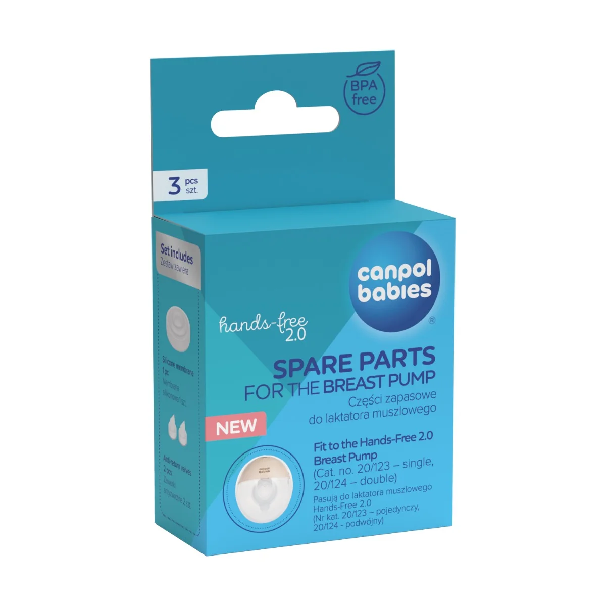 Canpol babies Części zapasowe do laktatora HandsFree 2.0​