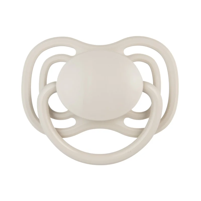 Canpol babies Smoczek silikonowy 0-6m symetryczny DENTAL AIR 2 szt. nieb.