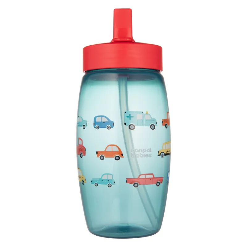 Canpol babies Bidon ze składanym ustnikiem 400 ml SAMOCHODY