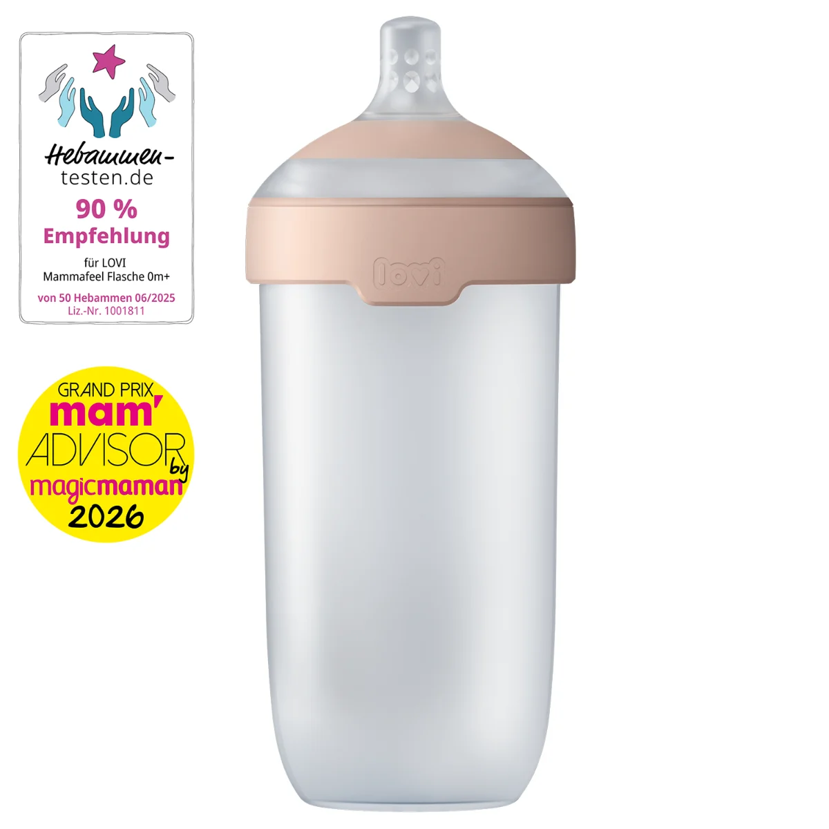 Butelka LOVI Mammafeel 330 ml