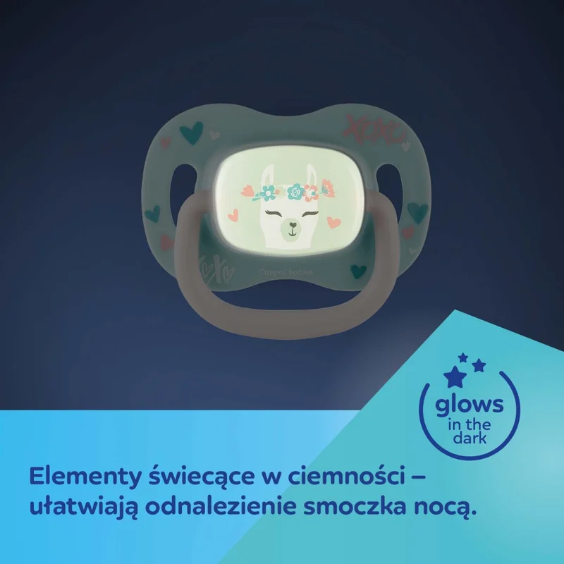 Canpol babies Smoczek silikonowy 0-6m symetryczny EXOTIC (koala)