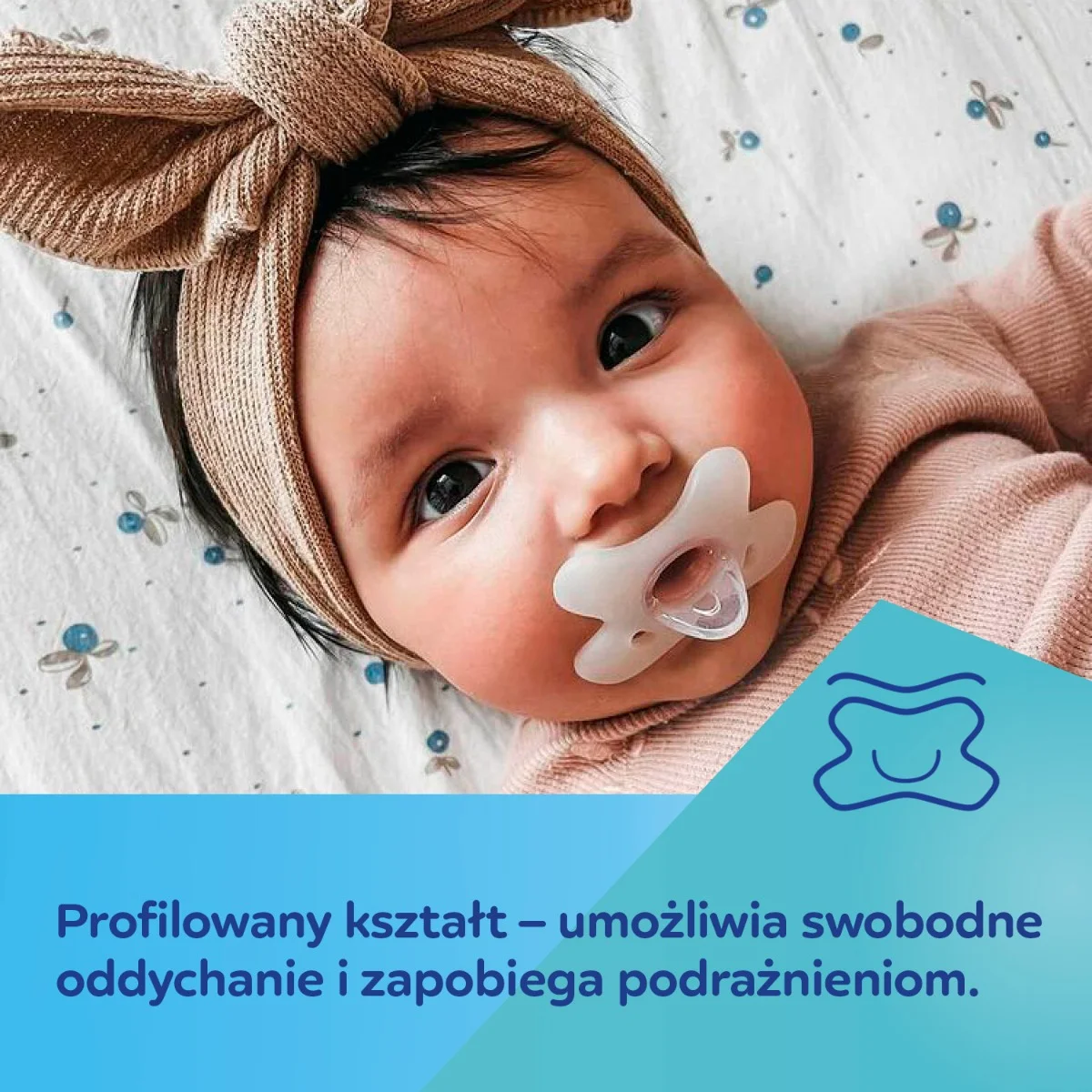 Canpol babies smoczek 100% silikonowy 0-6m symetryczny 1 szt.