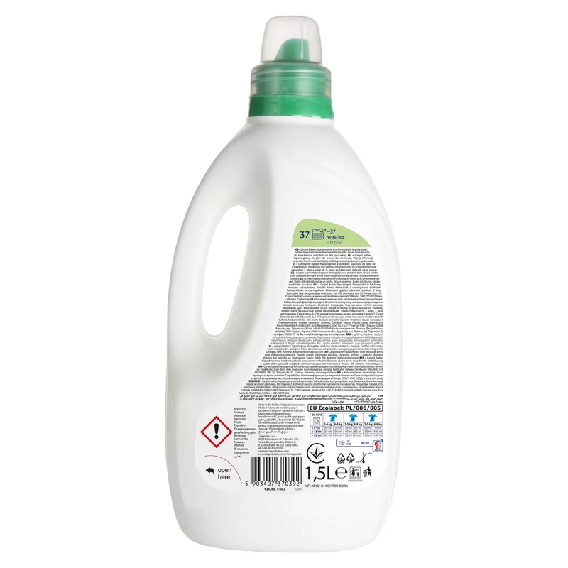 Hipoalergiczny eko-płyn  do prania dla niemowląt 1,5l​