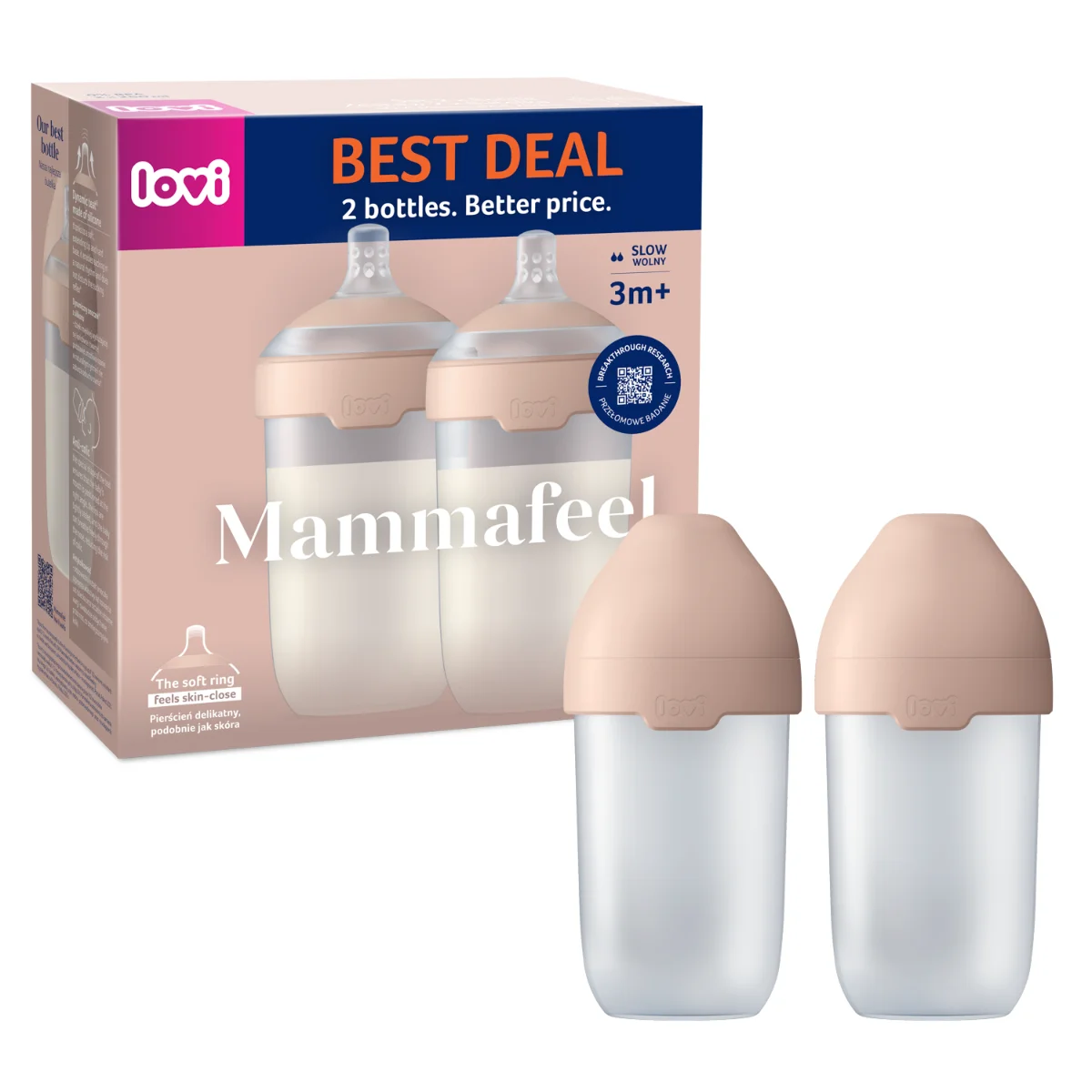 LOVI Dwupak Butelka Mammafeel 250 ml