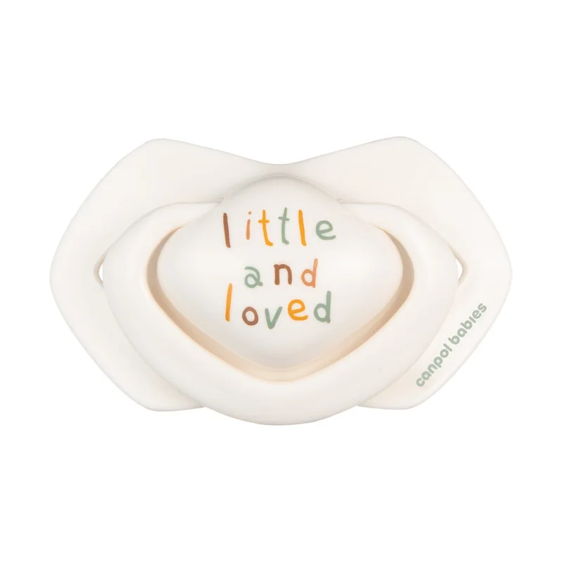 Canpol babies Smoczek silikonowy Light touch 0-6m symetryczny GOOSE 2 szt.