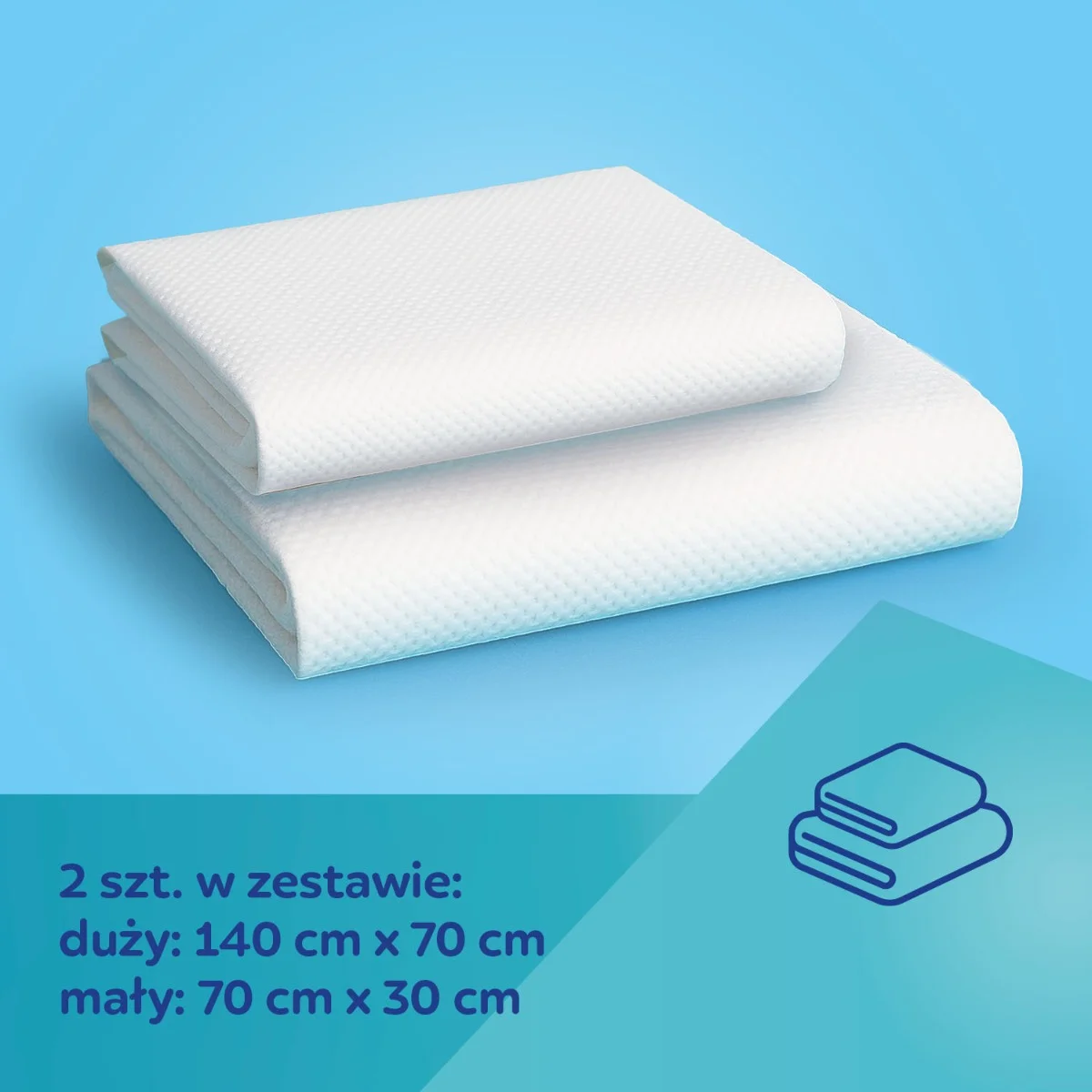 Canpol babies Jednorazowe ręczniki – zestaw 2 szt.​