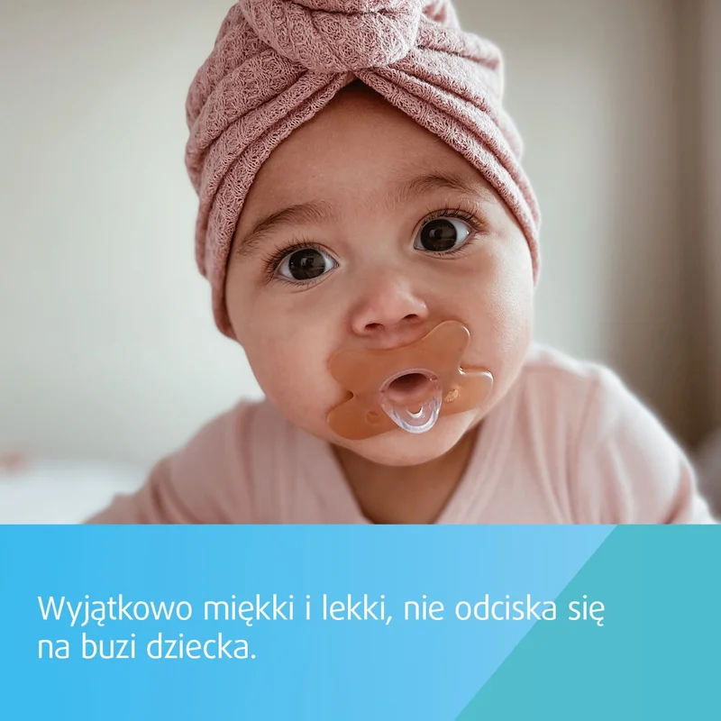 Canpol babies smoczek 100% silikonowy 0-6m symetryczny 1 szt.