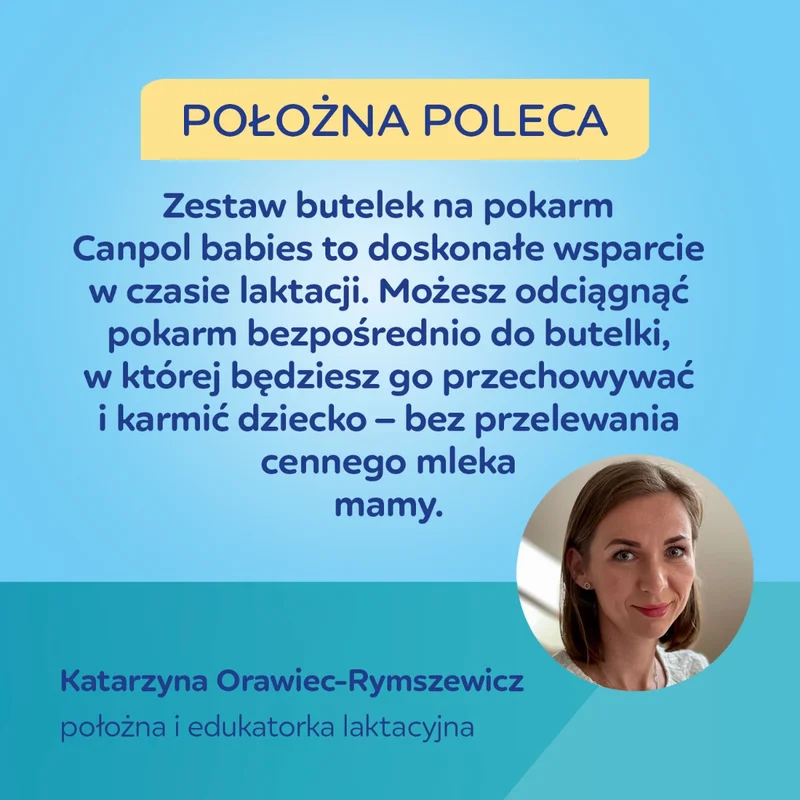 Canpol babies zestaw butelek do przechowywania pokarmu 3x120ml