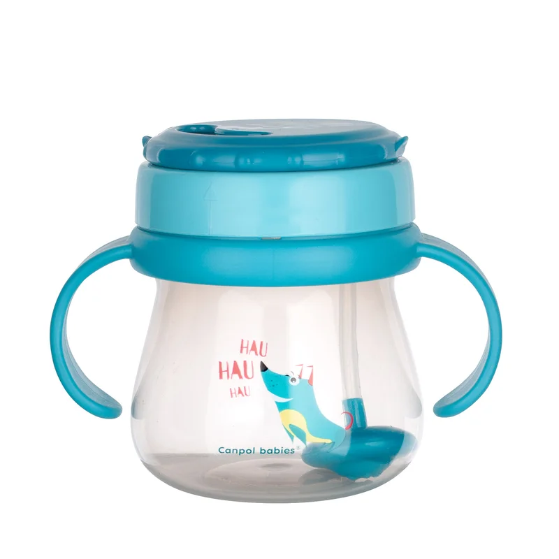 Innowacyjny kubek Canpol babies ze składaną rurką silikonową 250ml