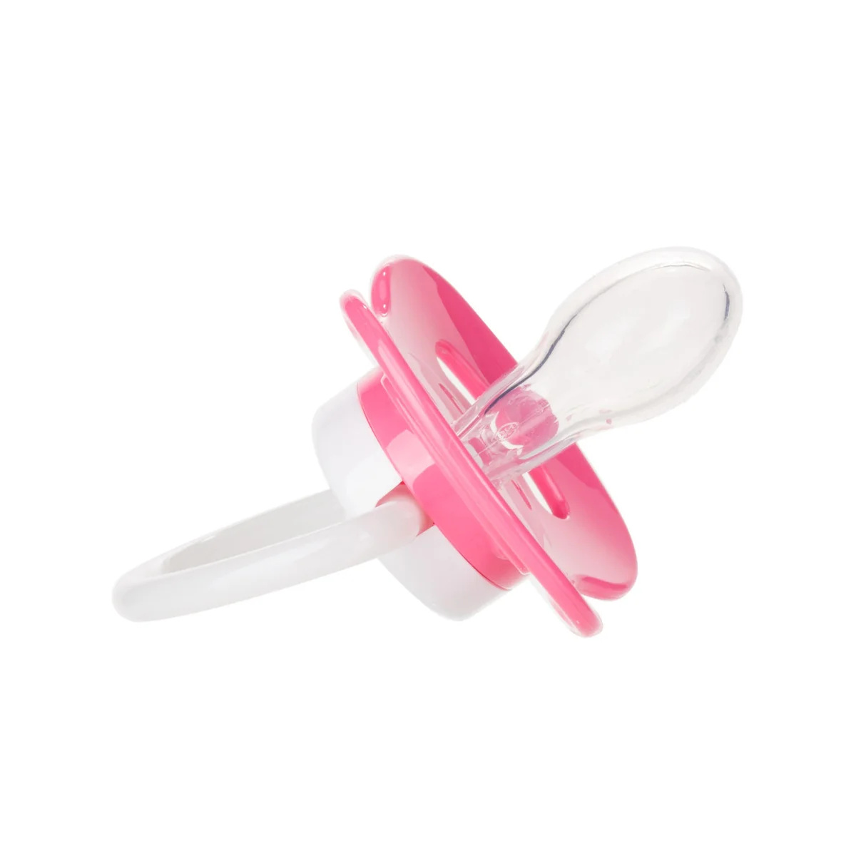 Canpol babies smoczek uspokajający silikon 6-18m symetryczny BUNNY&COMPANY różowy