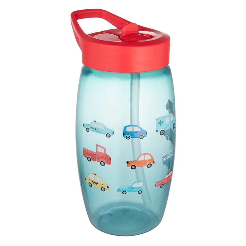 Canpol babies Bidon ze składanym ustnikiem 400 ml SAMOCHODY