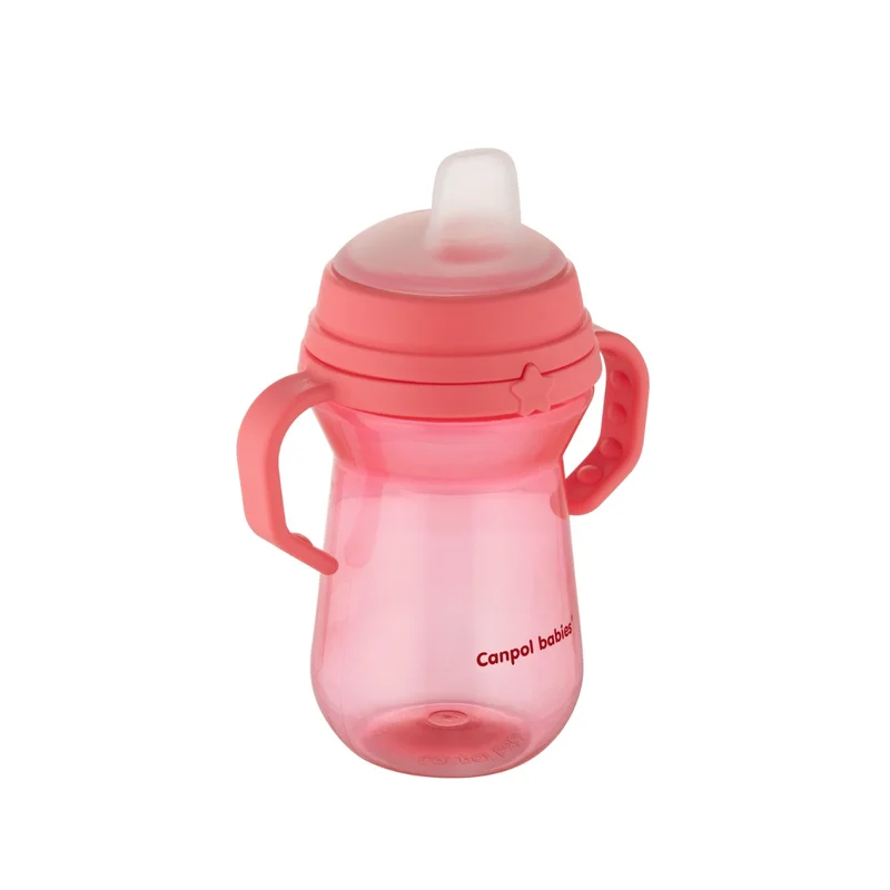 Canpol babies kubek z silikonowym ustnikiem FirstCup 250ml