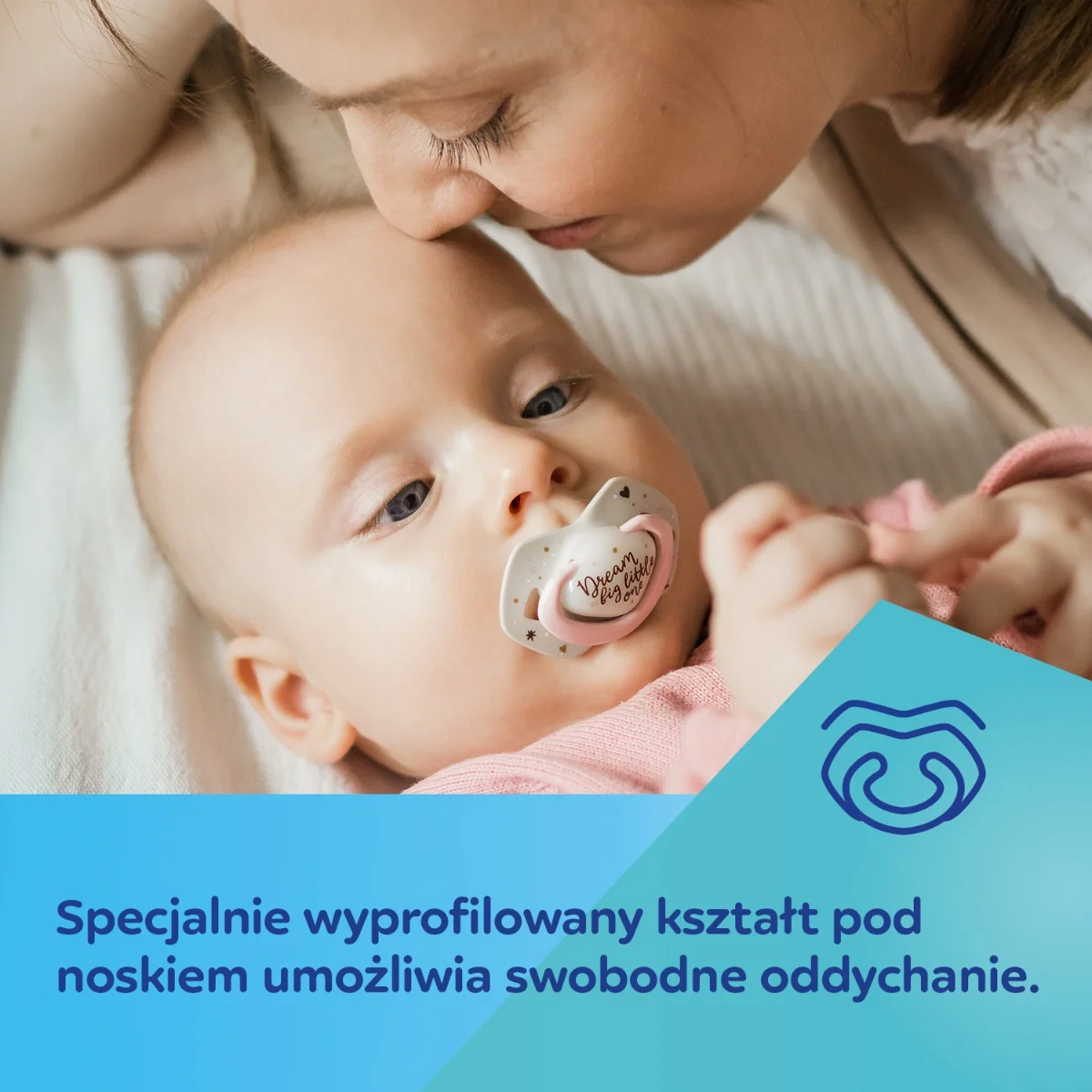 Canpol babies Smoczek silikonowy 0-6m symetryczny świecący w ciemności SLEEPY KOALA 2szt.
