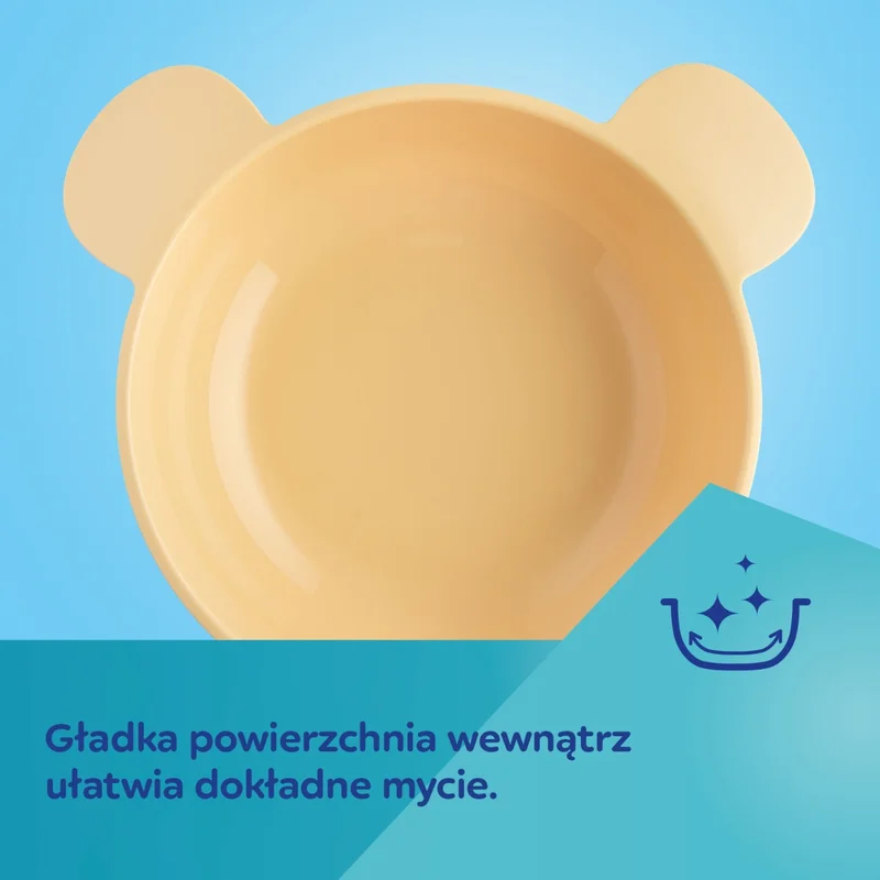 Canpol babies Miska z uszami dla dzieci 400 ml 2 szt.