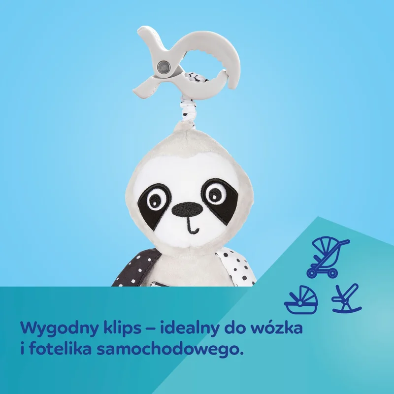 Canpol babies interaktywna sensoryczna zabawka BabiesBoo LENIWIEC