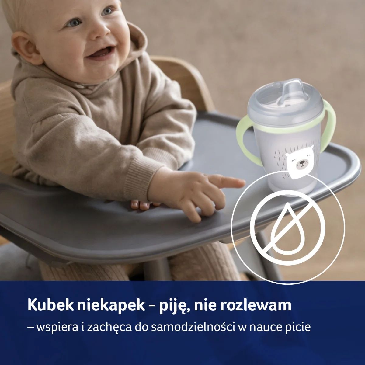 Kubek Niekapek LOVI Sippy Master 250 ml Buddy Bear