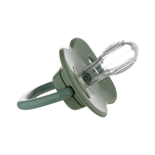 Canpol babies Smoczek usp. silikonowy symetryczny 18m+ MOUNTAINS 2 szt. zielone