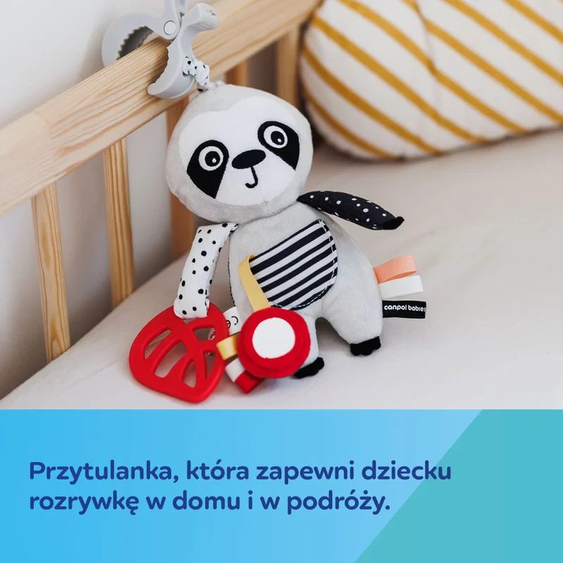 Canpol babies interaktywna sensoryczna zabawka BabiesBoo LENIWIEC