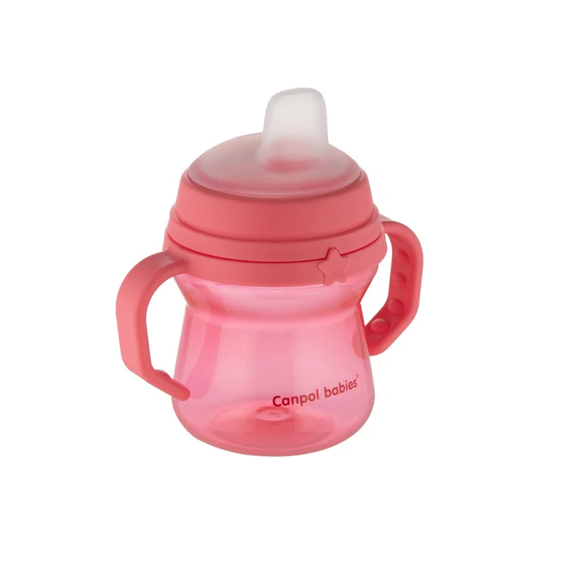 Canpol babies kubek z silikonowym ustnikiem FirstCup 150ml