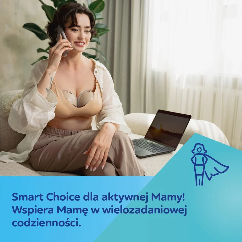 Canpol babies Inteligentny laktator muszlowy SmartSense z aplikacją