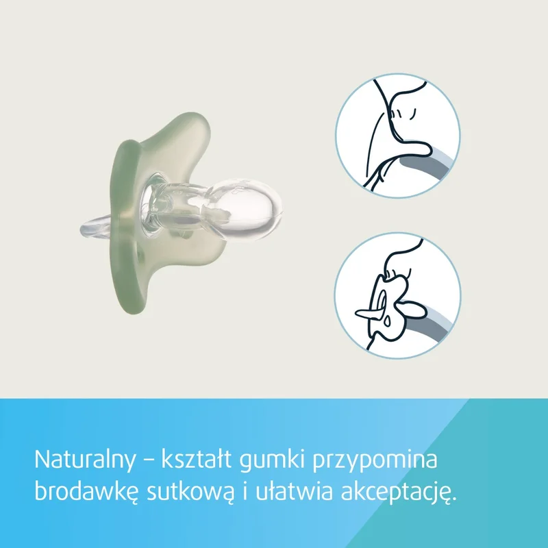 Canpol babies smoczek 100% silikonowy 0-6m symetryczny 1 szt.
