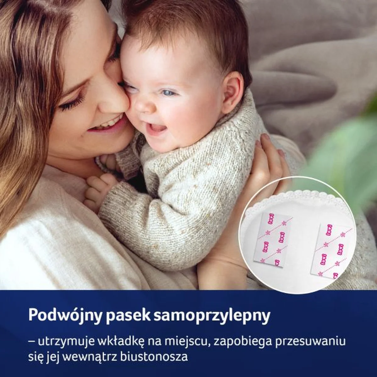 Wkładki laktacyjne antybakteryjne LOVI Discreet Elegance 40 szt. białe