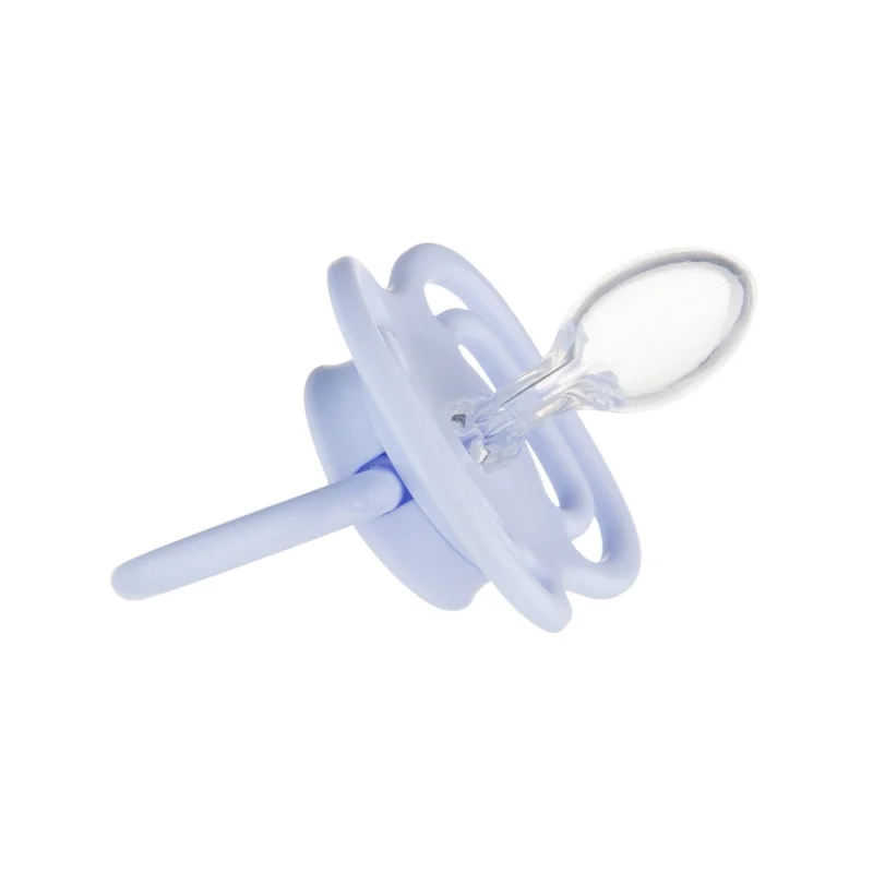 Canpol babies Smoczek silikonowy 0-6m symetryczny DENTAL AIR 2 szt. nieb.