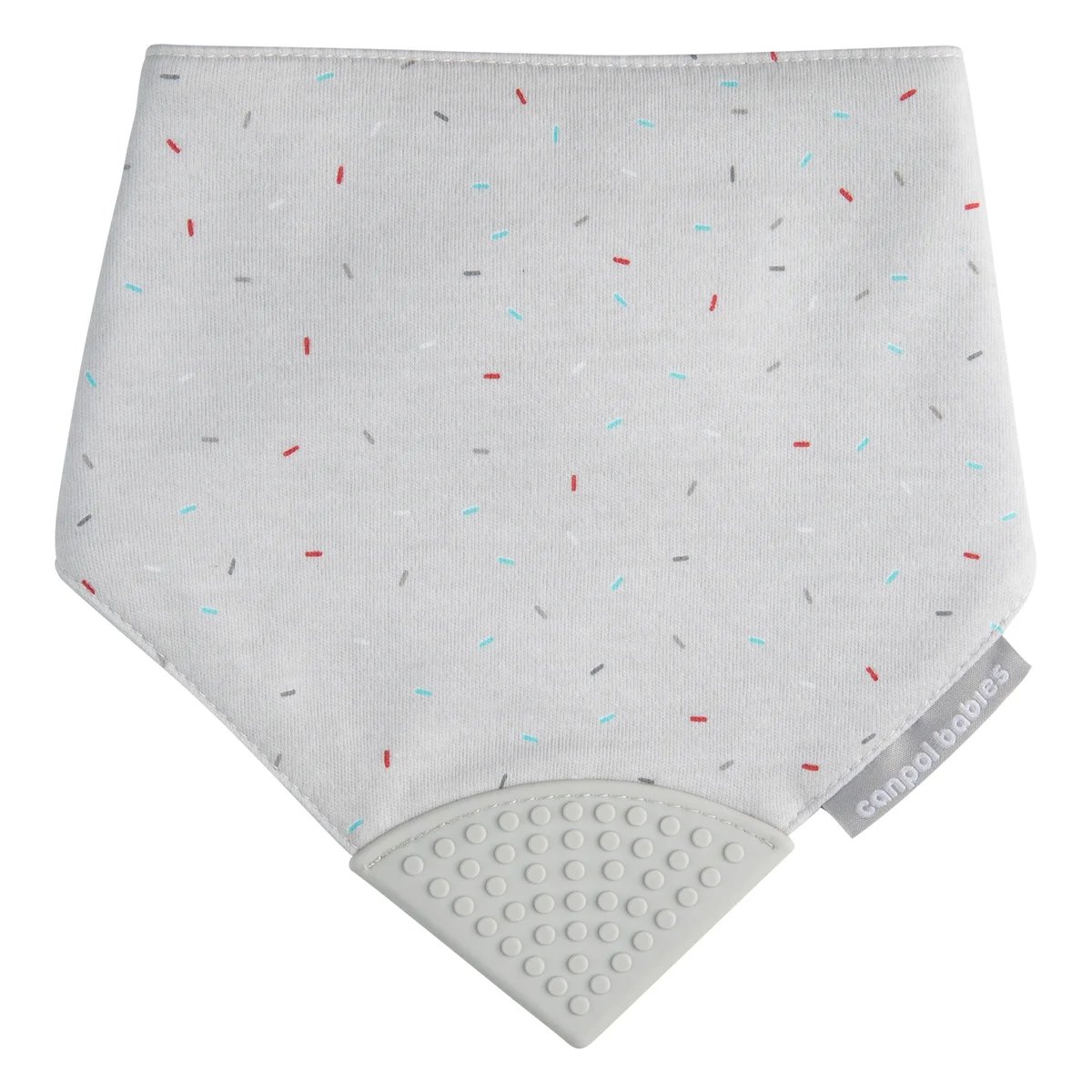 Canpol babies śliniak materiałowy z gryzakiem