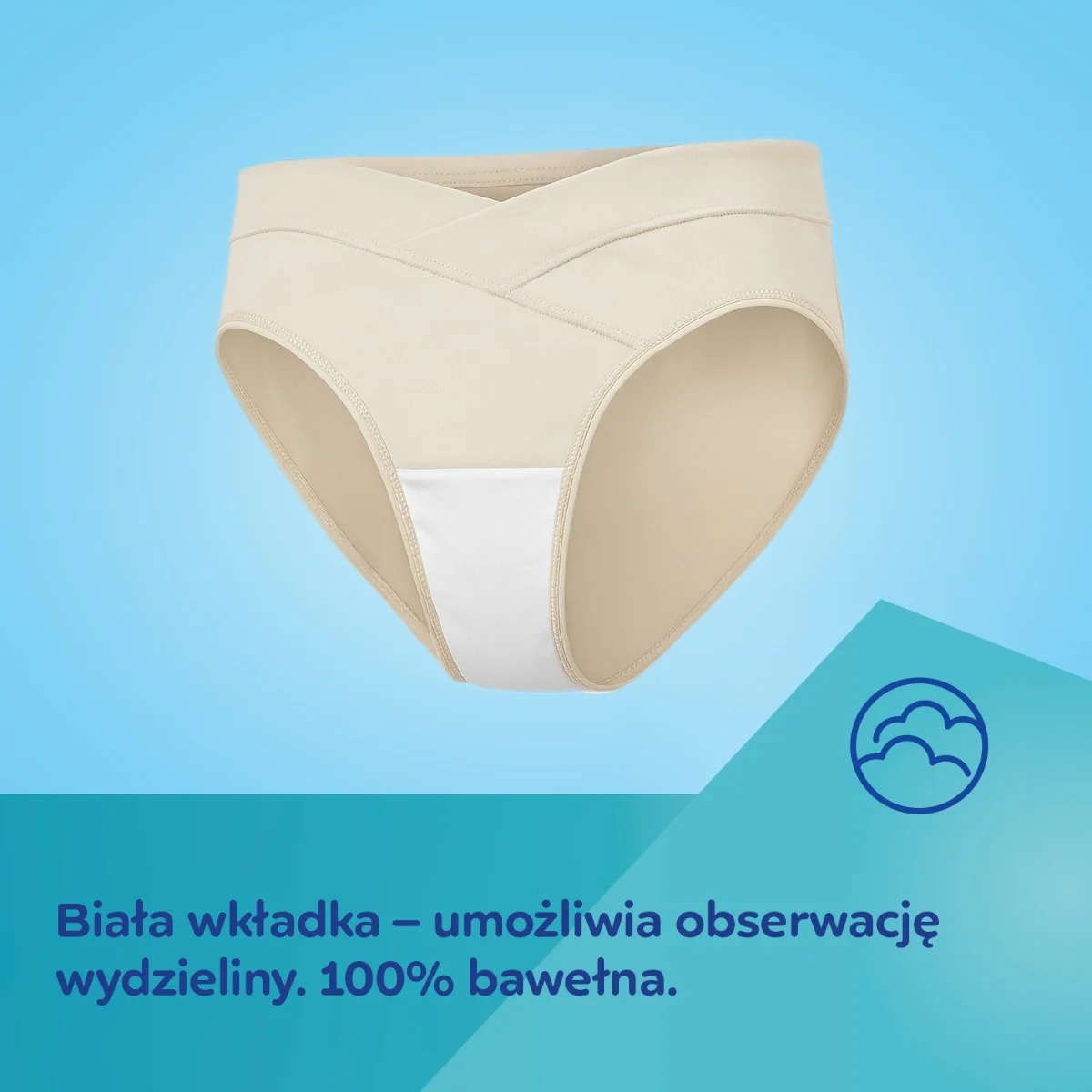 Canpol babies Majtki ciążowe pod brzuch MumFIT rozmiar L 2 szt.