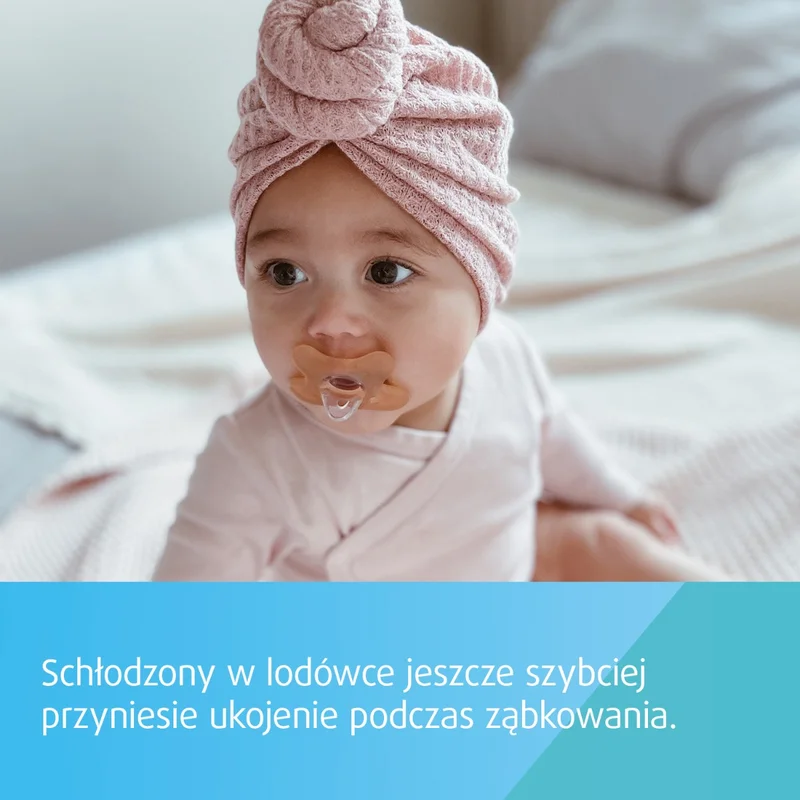 Canpol babies smoczek 100% silikonowy 0-6m symetryczny 1 szt.