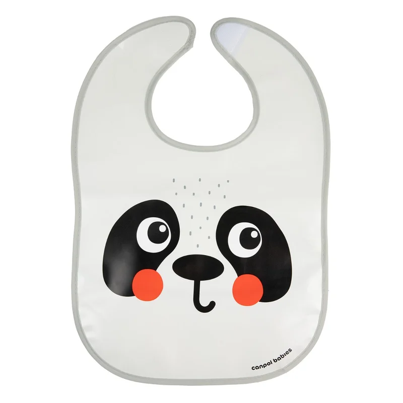Canpol babies Śliniak zmywalny z kieszenią BabiesBoo panda