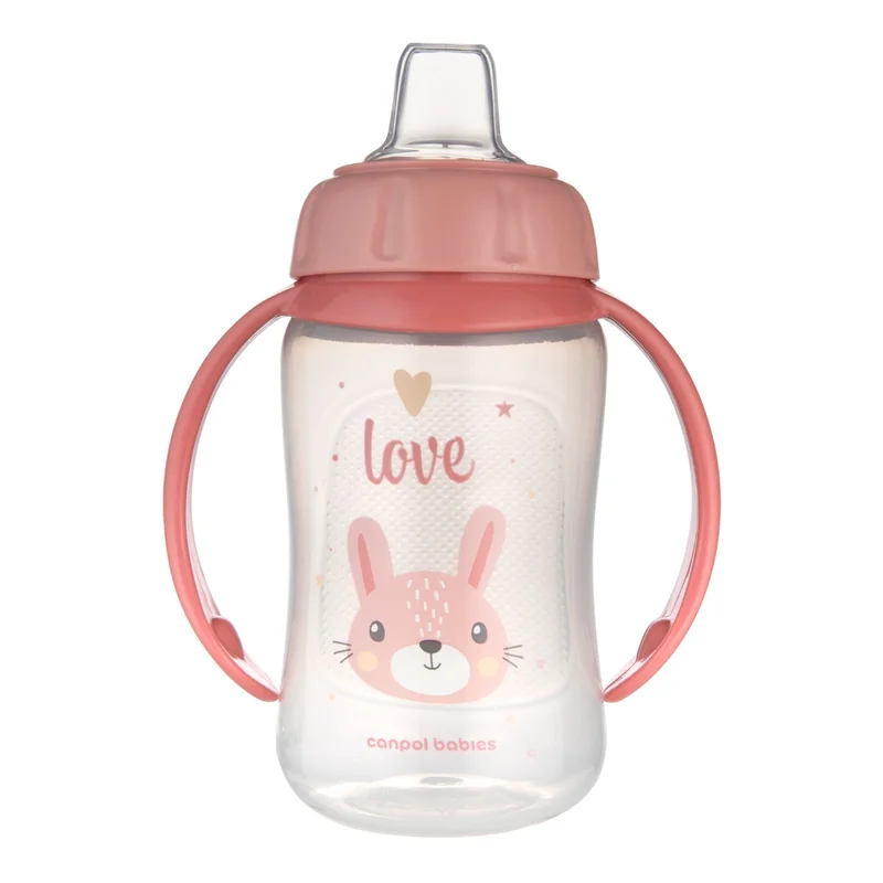 Canpol babies Kubek treningowy z miękkim ustnikiem 320ml CUTE ANIMALS