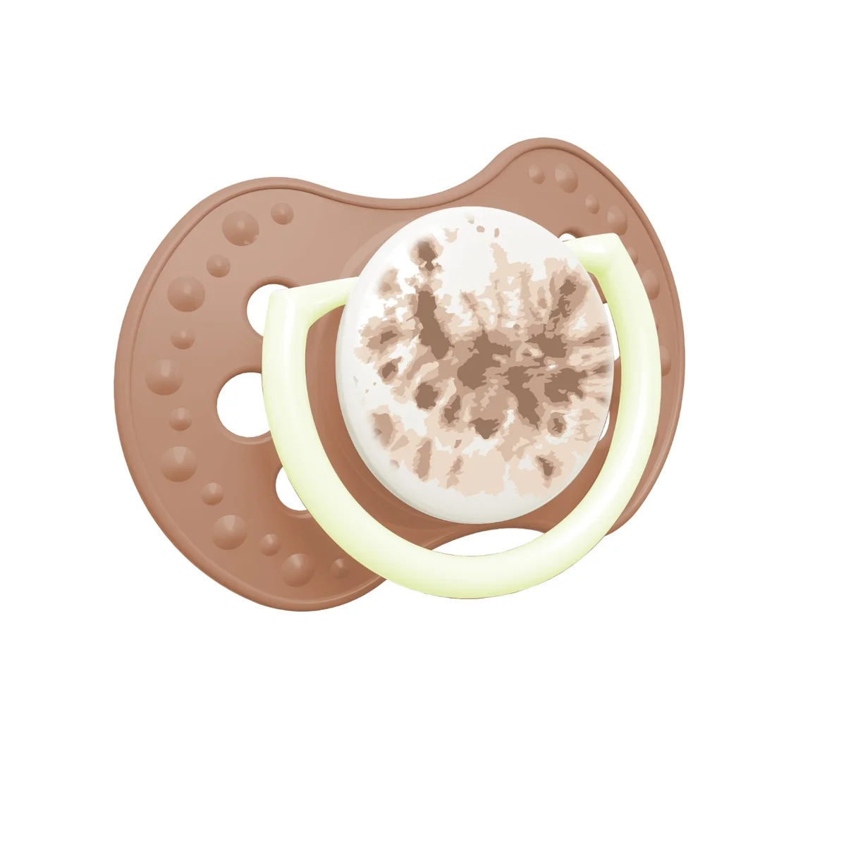 Smoczek silikonowy dynamiczny LOVI 3-6m 2 szt. Tie Dye Green