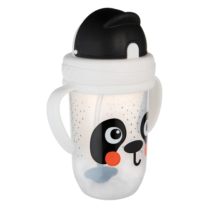 Canpol babies Kubek niekapek z rurką i odważnikiem BabiesBoo panda