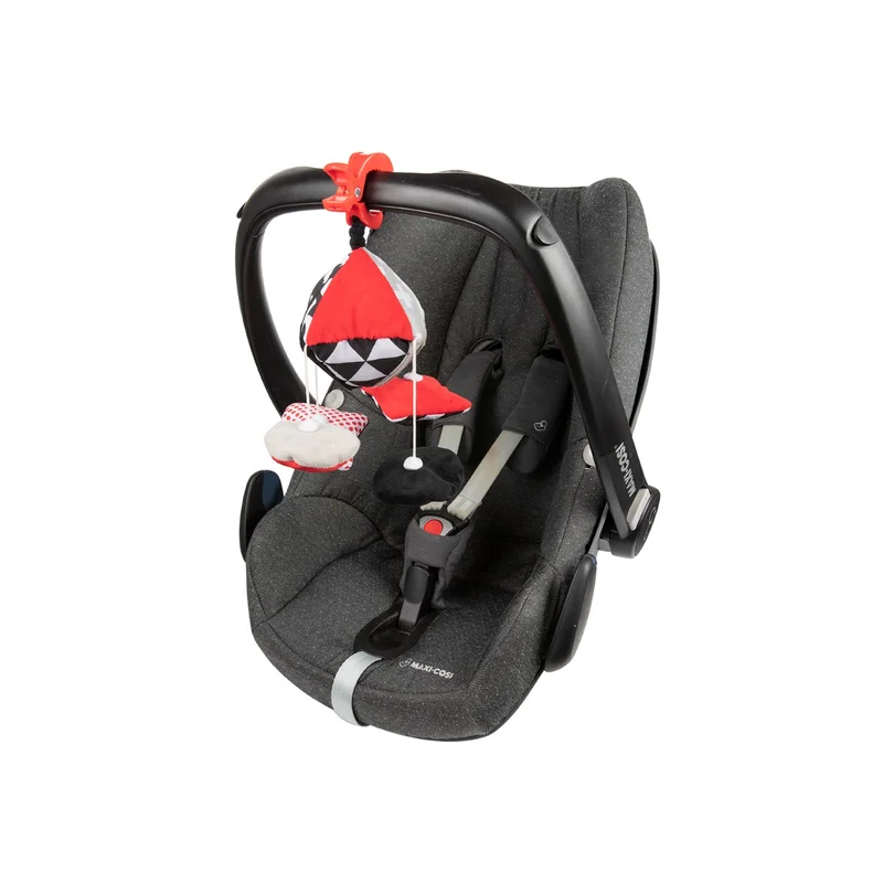 Canpol babies kontrastowa karuzelka podróżna do wózka/fotelika SENSORY TOYS
