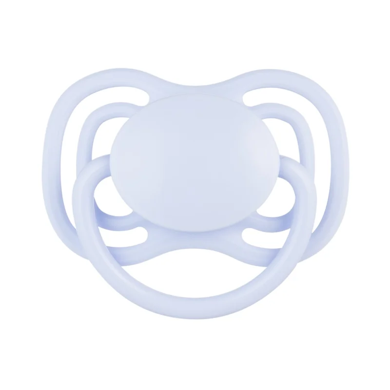 Canpol babies Smoczek silikonowy 0-6m symetryczny DENTAL AIR 2 szt. nieb.